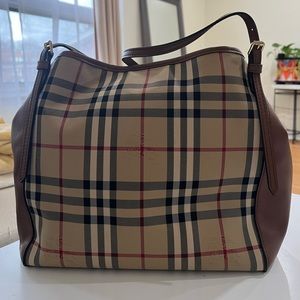 Burberry canter leather tote bag